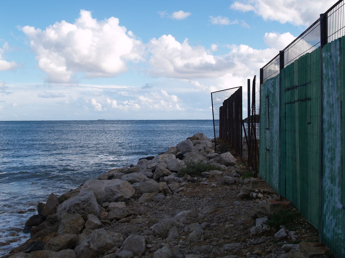 Barcos de pesca no porto de Sesimbra